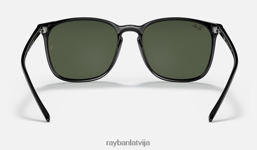 rb4387 pulēta melna/zaļa F0L86X728 vīriešiem Ray-Ban saulesbrilles