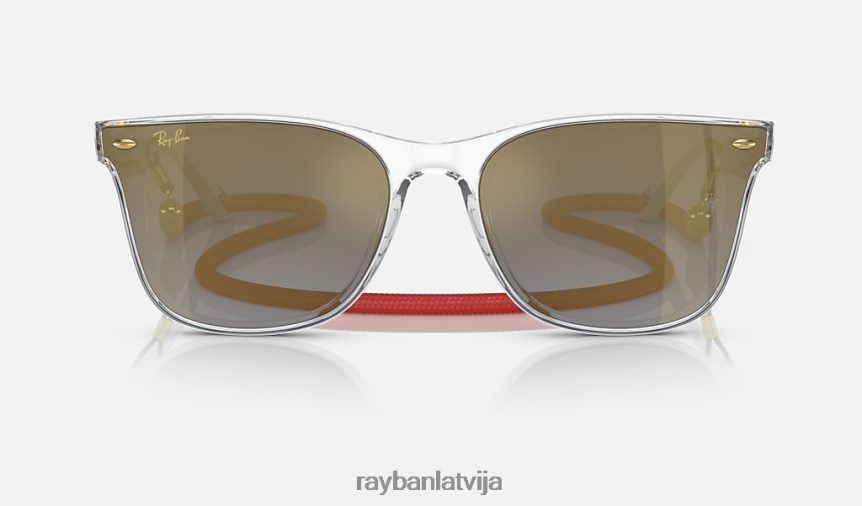 rb4391d zaķa izdevuma gads pulēta caurspīdīga/zila/zelta F0L86X402 vīriešiem Ray-Ban saulesbrilles