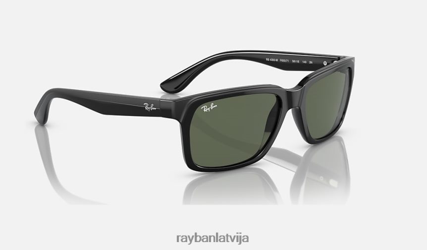 rb4393m scuderia ferrari kolekcija pulēta melna/zaļa F0L86X489 vīriešiem Ray-Ban saulesbrilles