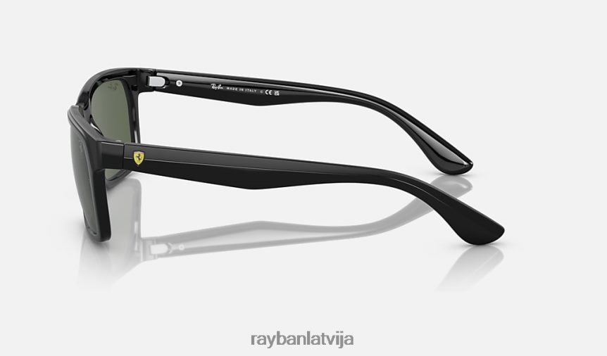 rb4393m scuderia ferrari kolekcija pulēta melna/zaļa F0L86X489 vīriešiem Ray-Ban saulesbrilles