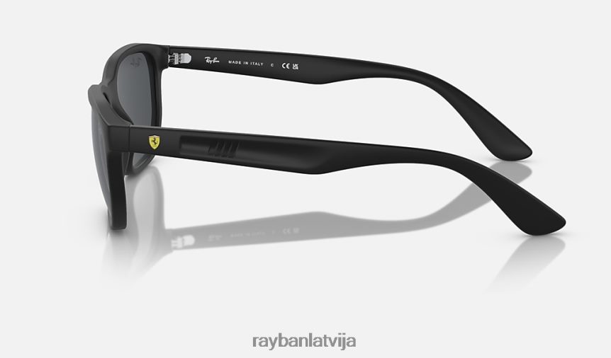 rb4404m scuderia ferrari kolekcija matēts melns/tumši pelēks F0L86X333 vīriešiem Ray-Ban saulesbrilles