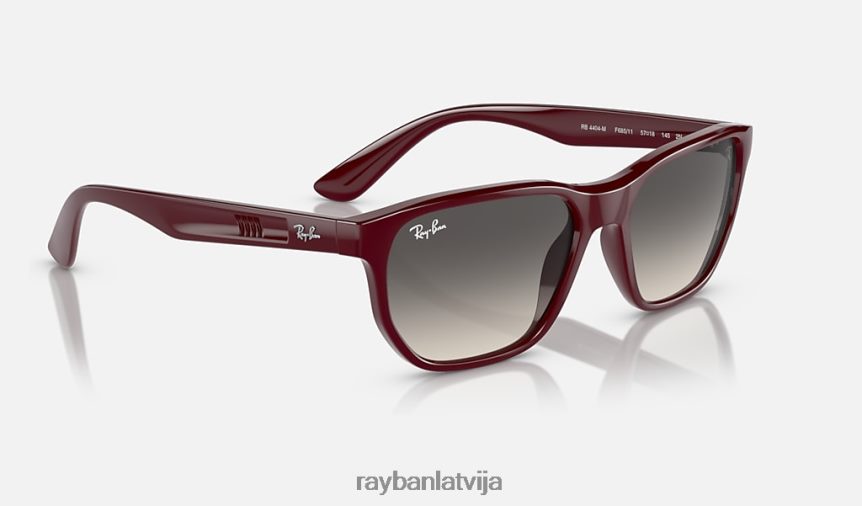 rb4404m scuderia ferrari kolekcija pulēta tumši sarkana/pelēka F0L86X332 vīriešiem Ray-Ban saulesbrilles