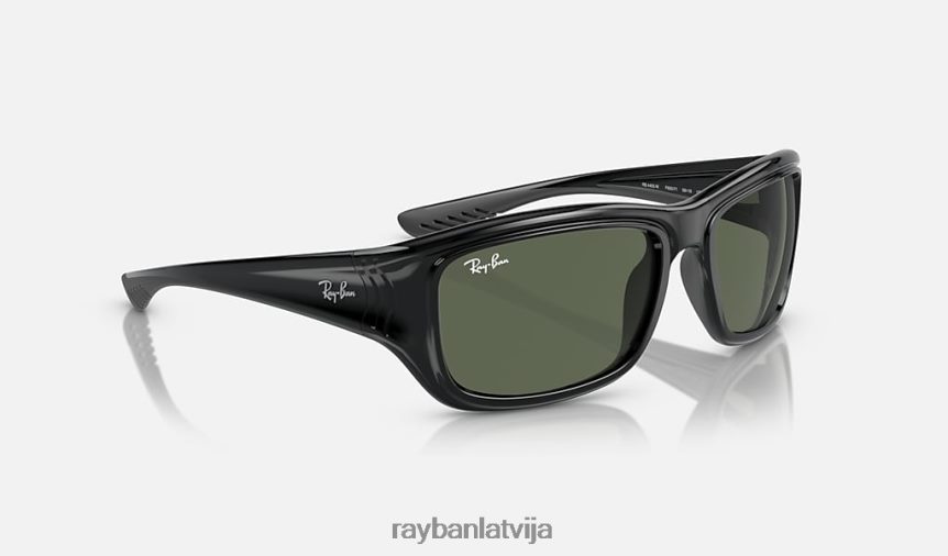 rb4405m scuderia ferrari kolekcija pulēta melna/tumši zaļa F0L86X427 vīriešiem Ray-Ban saulesbrilles