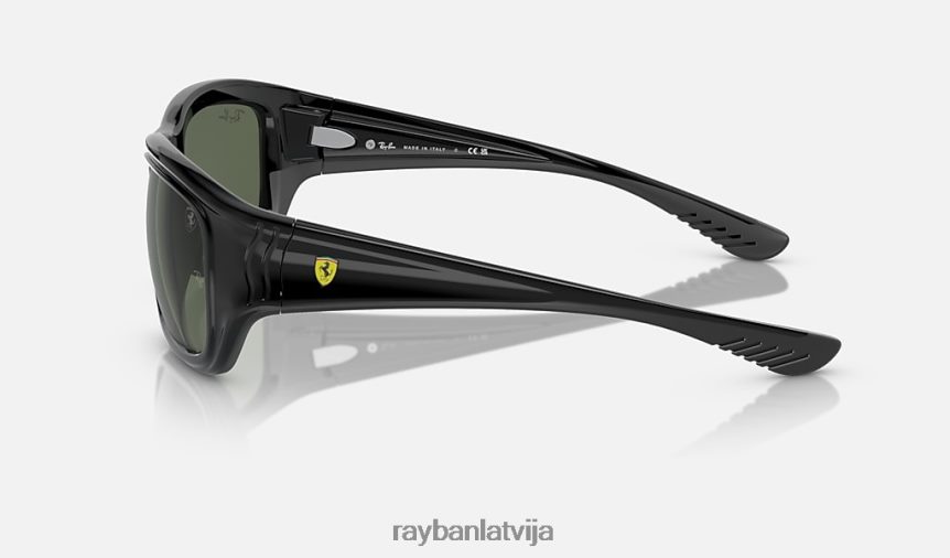 rb4405m scuderia ferrari kolekcija pulēta melna/tumši zaļa F0L86X427 vīriešiem Ray-Ban saulesbrilles