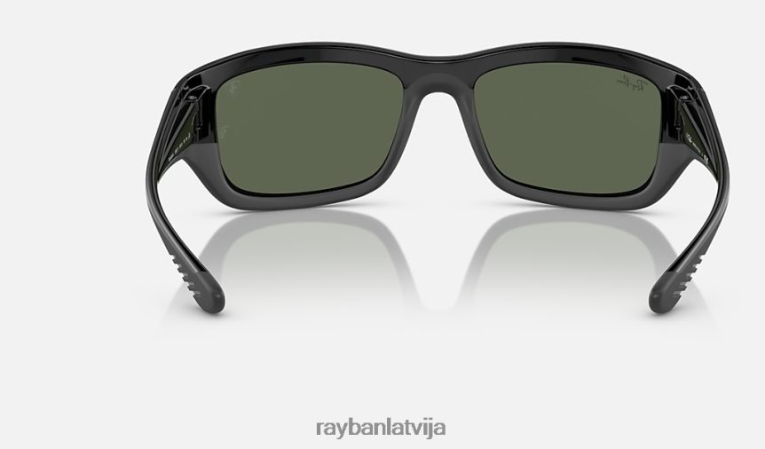 rb4405m scuderia ferrari kolekcija pulēta melna/tumši zaļa F0L86X427 vīriešiem Ray-Ban saulesbrilles