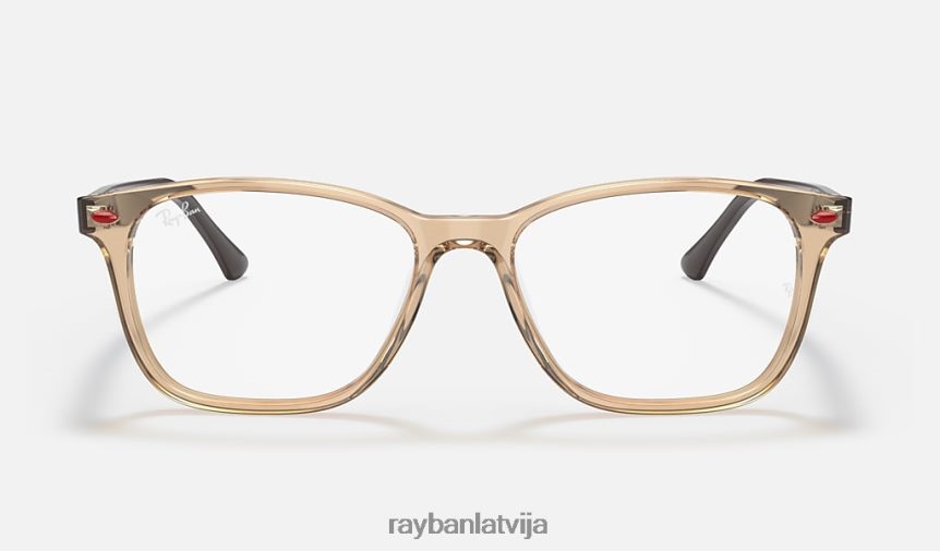 rb5405m scuderia ferrari kolekcija pulēta caurspīdīga brūna F0L86X1939 vīriešiem Ray-Ban saulesbrilles