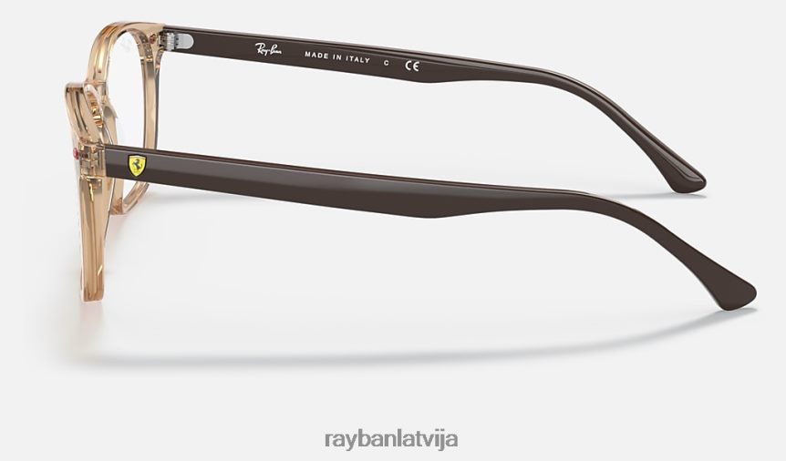 rb5405m scuderia ferrari kolekcija pulēta caurspīdīga brūna F0L86X1939 vīriešiem Ray-Ban saulesbrilles