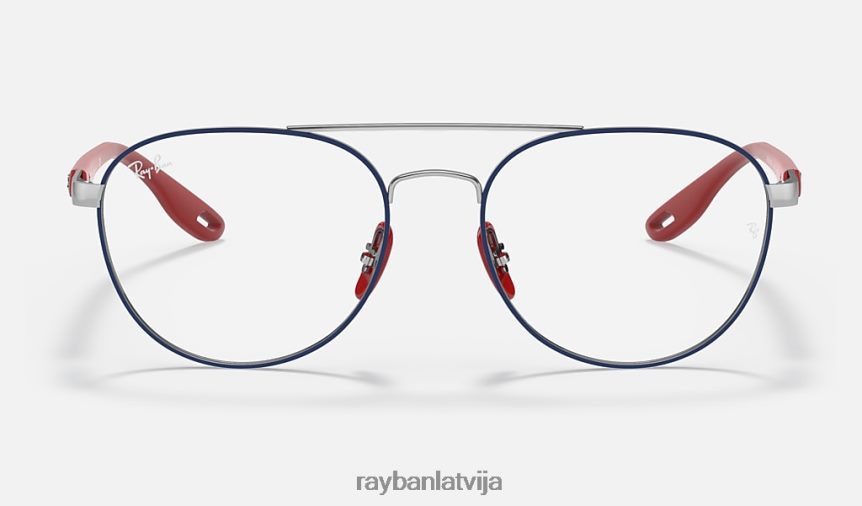 rb6473m scuderia ferrari kolekcija pulēta zila F0L86X2475 vīriešiem Ray-Ban saulesbrilles