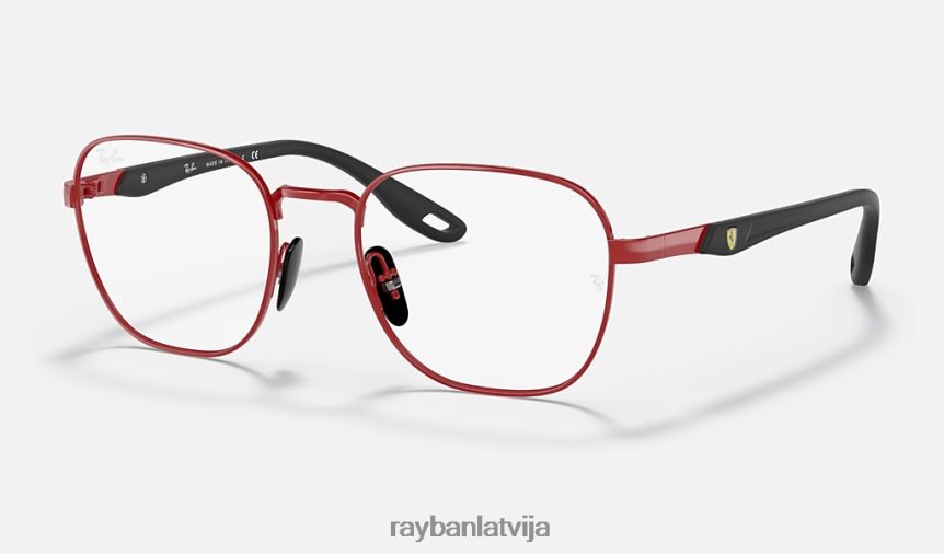 rb6484m scuderia ferrari kolekcija pulēta sarkana F0L86X2109 vīriešiem Ray-Ban saulesbrilles