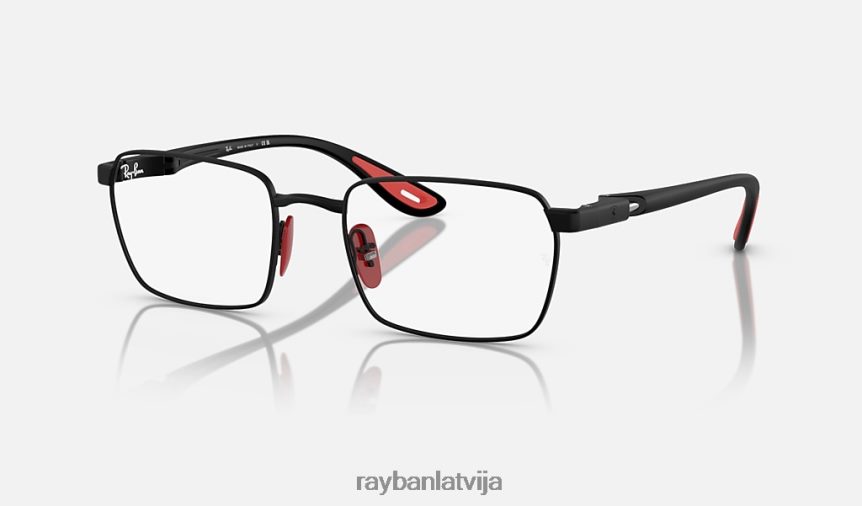 rb6507m optikas scuderia ferrari kolekcija pulēta melna F0L86X2035 vīriešiem Ray-Ban saulesbrilles