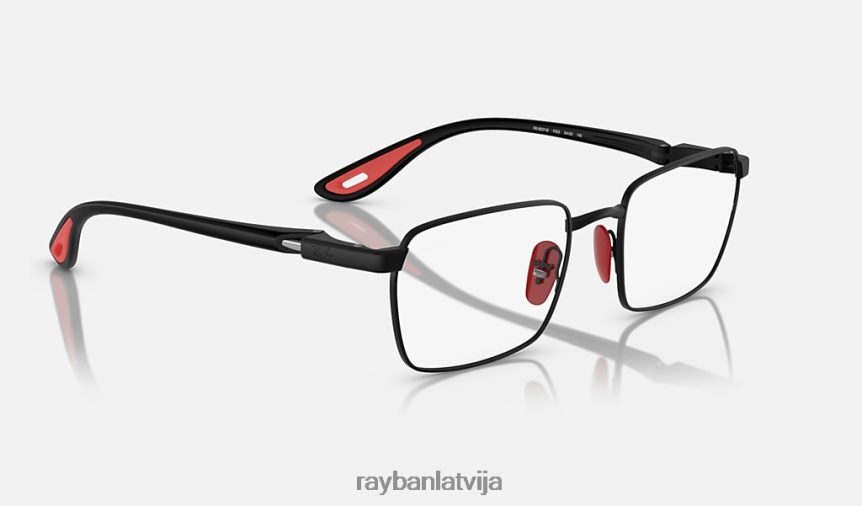 rb6507m optikas scuderia ferrari kolekcija pulēta melna F0L86X2035 vīriešiem Ray-Ban saulesbrilles
