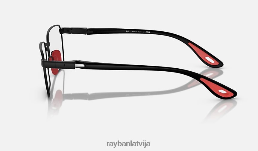 rb6507m optikas scuderia ferrari kolekcija pulēta melna F0L86X2035 vīriešiem Ray-Ban saulesbrilles