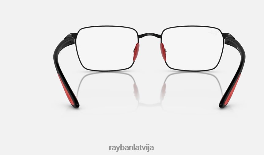 rb6507m optikas scuderia ferrari kolekcija pulēta melna F0L86X2035 vīriešiem Ray-Ban saulesbrilles