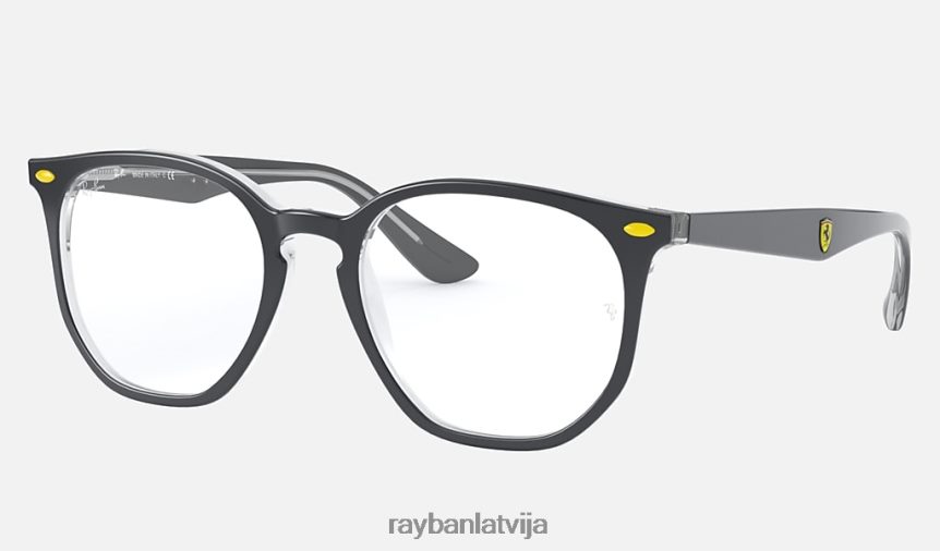 rb7151m scuderia ferrari kolekcija pulēta pelēka F0L86X2342 vīriešiem Ray-Ban saulesbrilles