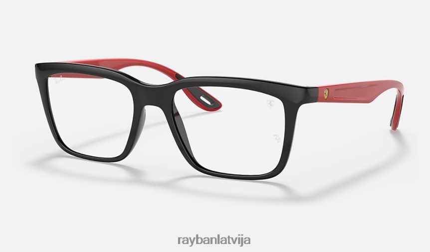 rb7192m scuderia ferrari kolekcija pulēta melna F0L86X2303 vīriešiem Ray-Ban saulesbrilles