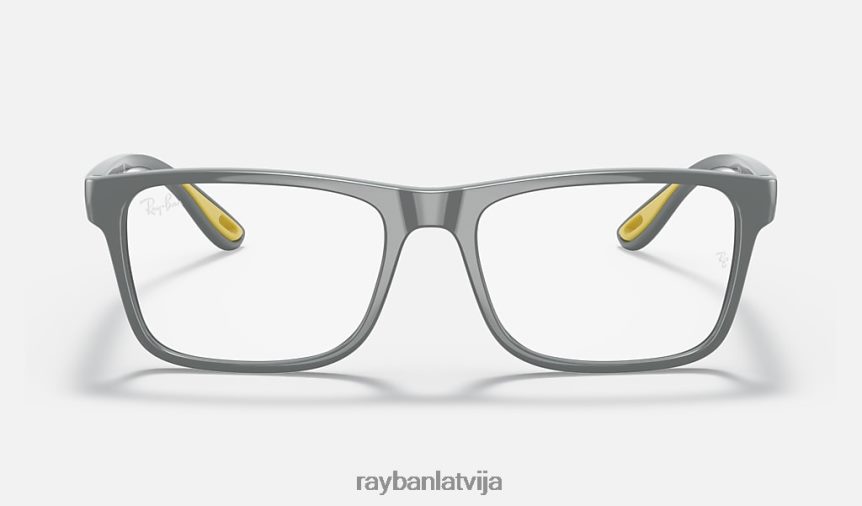 rb7205m scuderia ferrari kolekcija pulēta pelēka F0L86X2101 vīriešiem Ray-Ban saulesbrilles