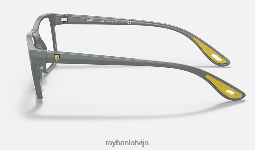 rb7205m scuderia ferrari kolekcija pulēta pelēka F0L86X2101 vīriešiem Ray-Ban saulesbrilles