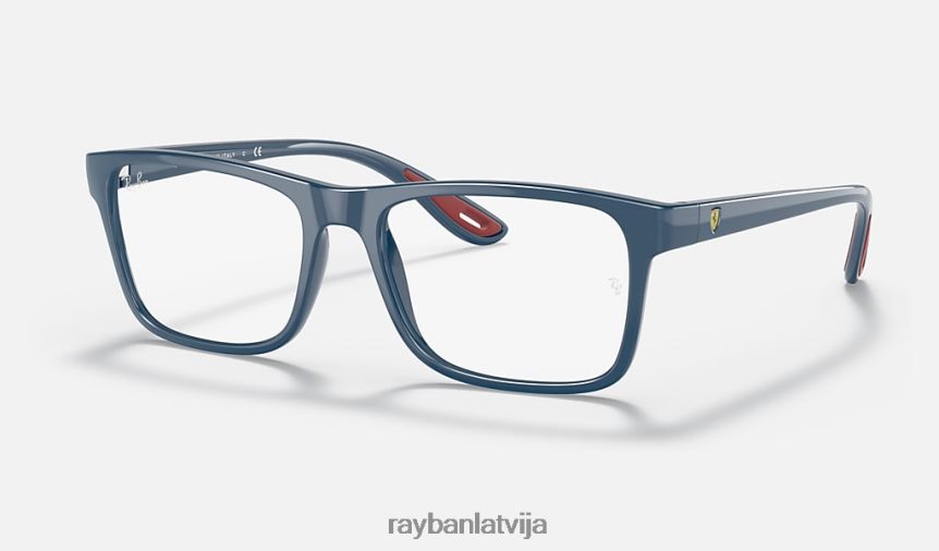 rb7205m scuderia ferrari kolekcija pulēta zila vallarta F0L86X2102 vīriešiem Ray-Ban saulesbrilles