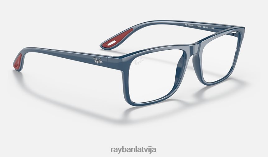 rb7205m scuderia ferrari kolekcija pulēta zila vallarta F0L86X2102 vīriešiem Ray-Ban saulesbrilles