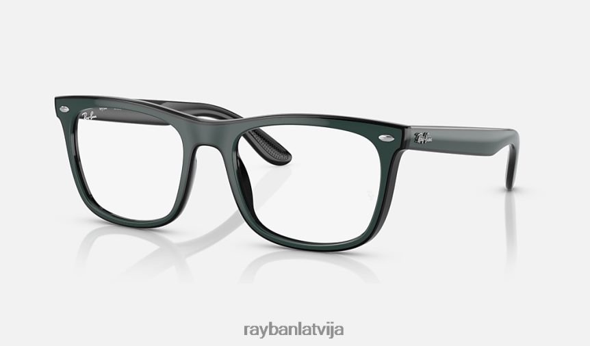rb7209 optika pulēta zaļa melna F0L86X1744 vīriešiem Ray-Ban saulesbrilles