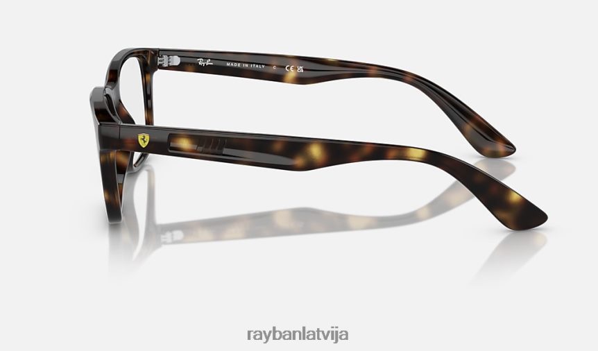 rb7221m optikas scuderia ferrari kolekcija pulēta havana F0L86X1847 vīriešiem Ray-Ban saulesbrilles