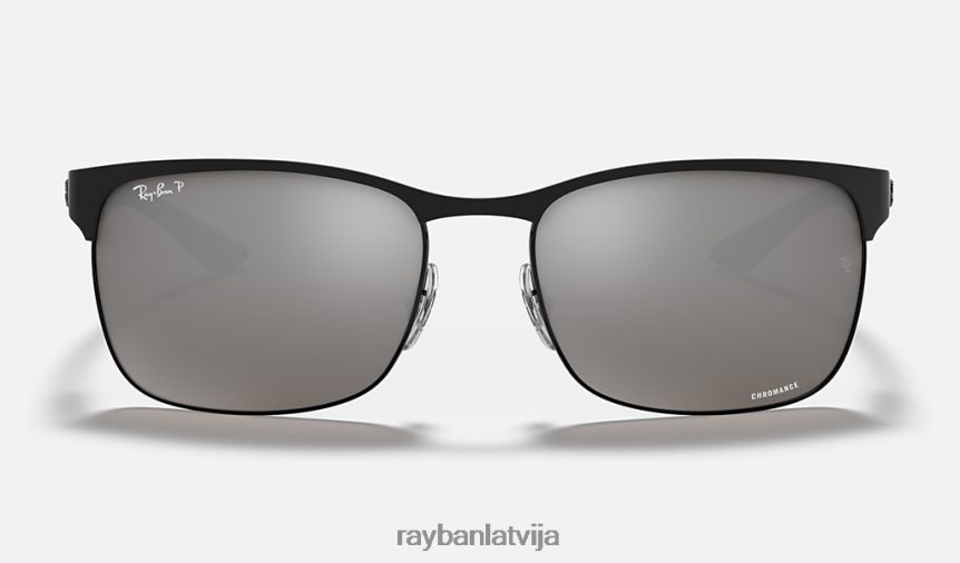rb8319 kanālu krāsa matēts melns/sudrabs F0L86X992 vīriešiem Ray-Ban saulesbrilles