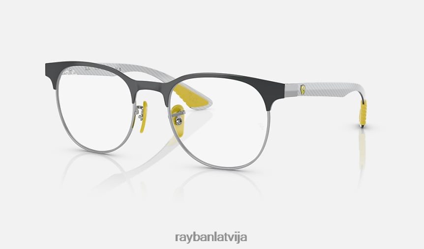 rb8327m optikas scuderia ferrari kolekcija pulēta pelēka uz sudraba F0L86X2208 vīriešiem Ray-Ban saulesbrilles