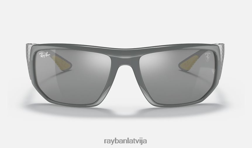 rb8361m scuderia ferrari kolekcija pulēta pelēka/pelēka F0L86X1447 vīriešiem Ray-Ban saulesbrilles