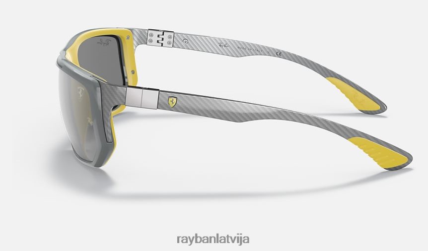 rb8361m scuderia ferrari kolekcija pulēta pelēka/pelēka F0L86X1447 vīriešiem Ray-Ban saulesbrilles