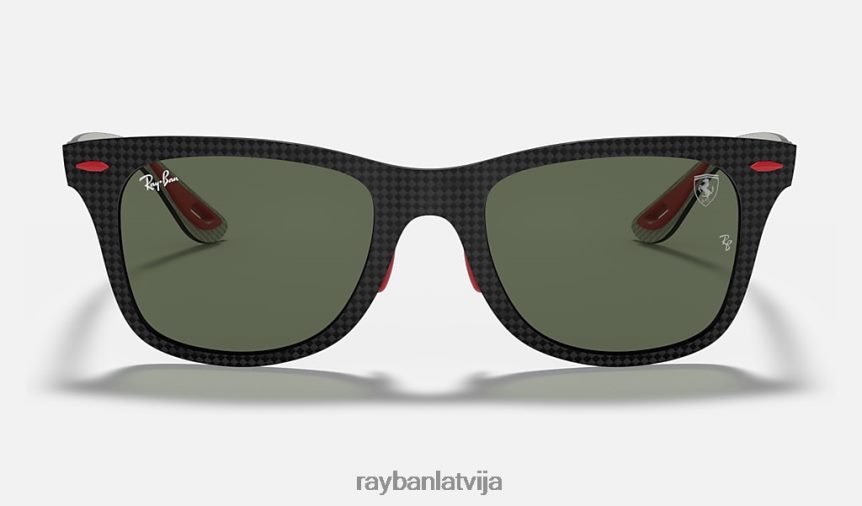 rb8395m scuderia ferrari kolekcija matēts melns/zaļš F0L86X1482 vīriešiem Ray-Ban saulesbrilles