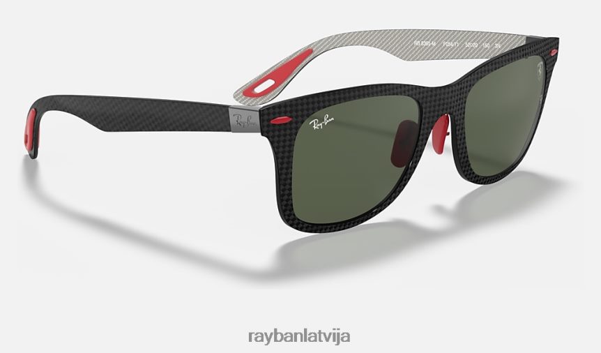 rb8395m scuderia ferrari kolekcija matēts melns/zaļš F0L86X1482 vīriešiem Ray-Ban saulesbrilles