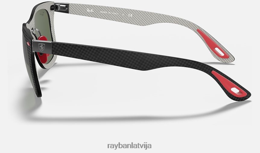 rb8395m scuderia ferrari kolekcija matēts melns/zaļš F0L86X1482 vīriešiem Ray-Ban saulesbrilles