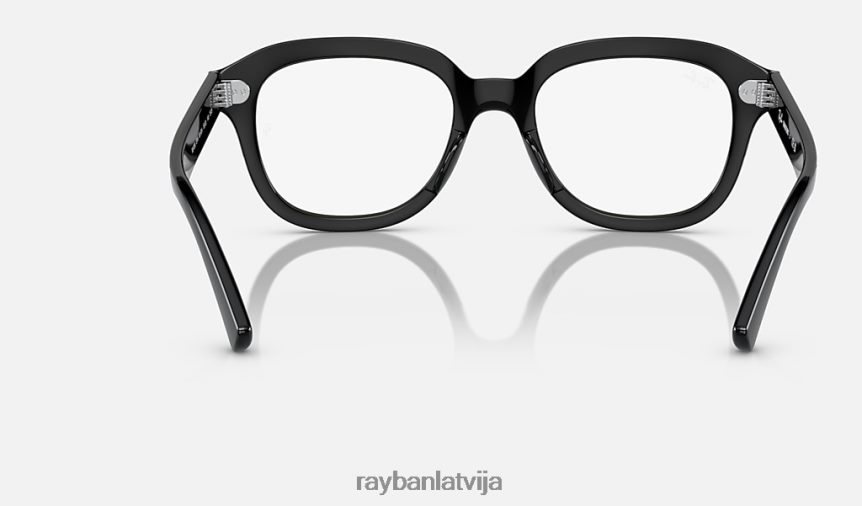 Ēriks pārejas pulēta melna/dzidra/pelēka F0L86X381 vīriešiem Ray-Ban saulesbrilles
