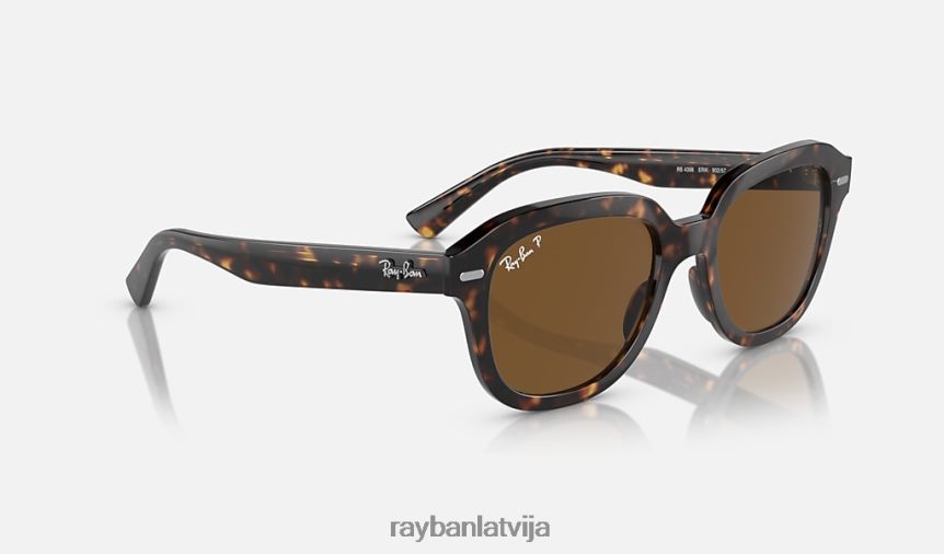 Ēriks pulēta havana/brūns F0L86X204 vīriešiem Ray-Ban saulesbrilles