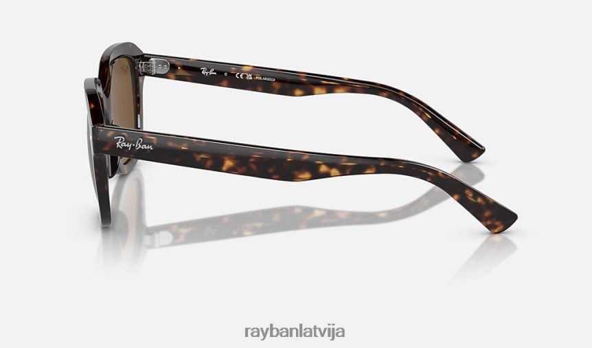 Ēriks pulēta havana/brūns F0L86X204 vīriešiem Ray-Ban saulesbrilles