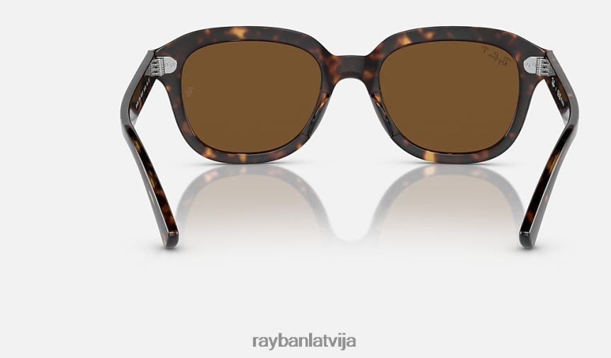 Ēriks pulēta havana/brūns F0L86X204 vīriešiem Ray-Ban saulesbrilles
