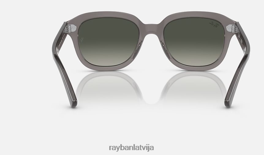 Ēriks pulēts opāls tumši pelēks/pelēks F0L86X201 vīriešiem Ray-Ban saulesbrilles