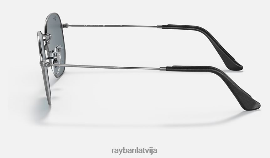 sešstūra kolekcija pulēts gunmetāls/zils F0L86X977 vīriešiem Ray-Ban saulesbrilles