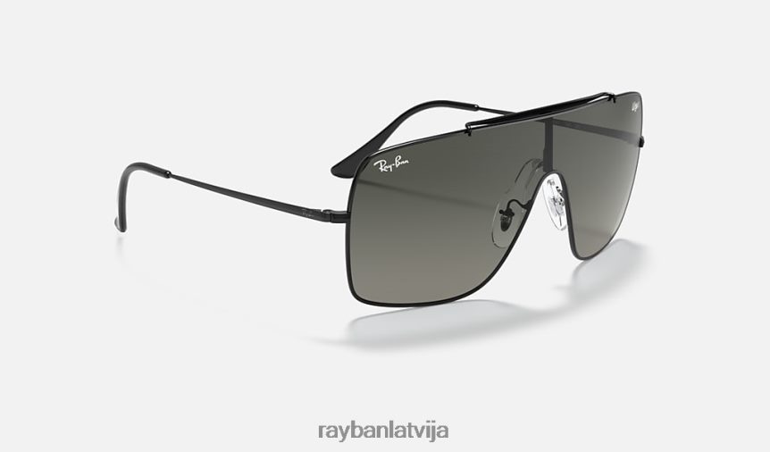 spārni ii pulēta melna/pelēka F0L86X777 vīriešiem Ray-Ban saulesbrilles