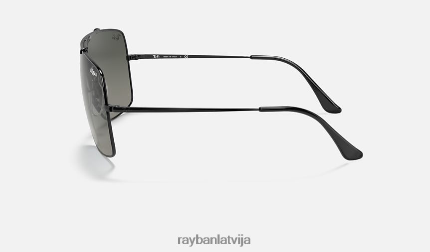 spārni ii pulēta melna/pelēka F0L86X777 vīriešiem Ray-Ban saulesbrilles