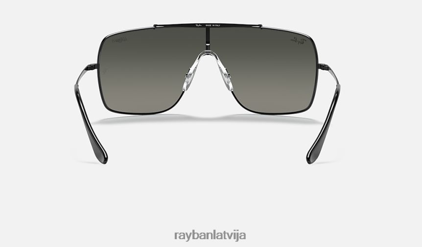 spārni ii pulēta melna/pelēka F0L86X777 vīriešiem Ray-Ban saulesbrilles