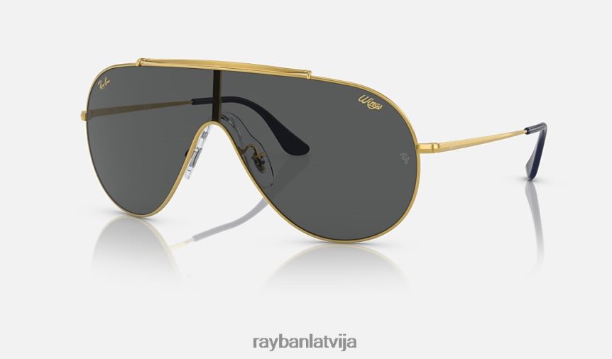 spārni pulēts zelts/pelēks F0L86X828 vīriešiem Ray-Ban saulesbrilles