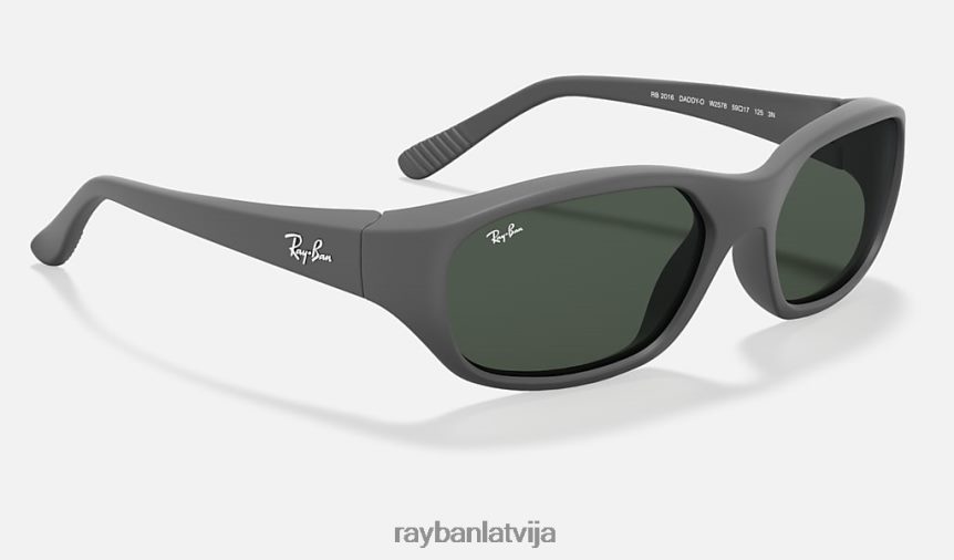 tētis-o ii matēts melns/zaļš F0L86X934 vīriešiem Ray-Ban saulesbrilles