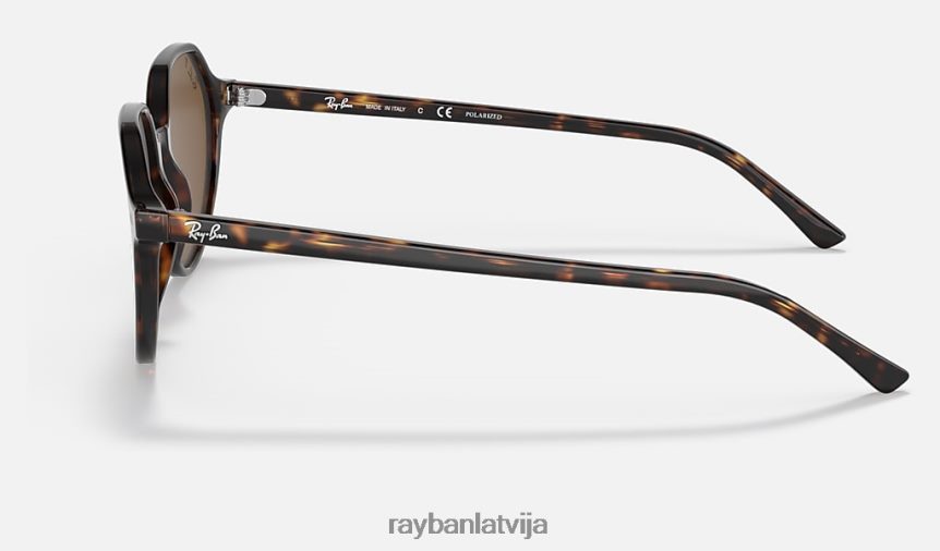 talija pulēta havana/brūns F0L86X268 vīriešiem Ray-Ban saulesbrilles