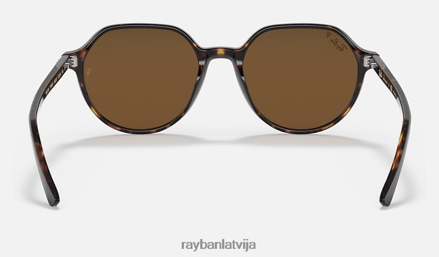 talija pulēta havana/brūns F0L86X268 vīriešiem Ray-Ban saulesbrilles