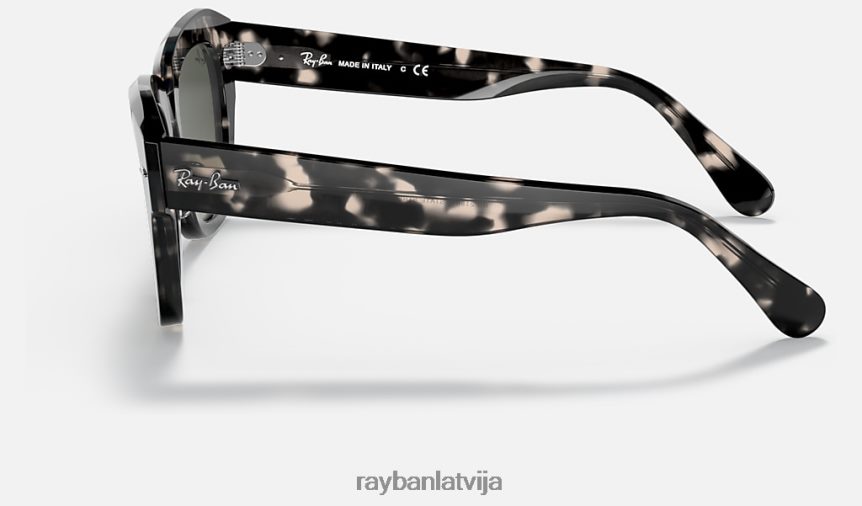 štata ielas plankums pulēta pelēka havana/pelēka F0L86X1335 vīriešiem Ray-Ban saulesbrilles