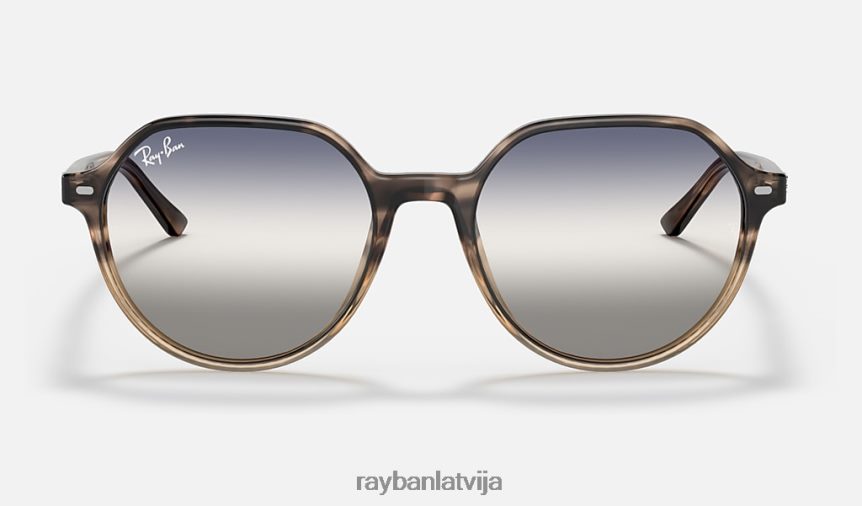 thalia divgradients pulēta brūna havana/zila/pelēka F0L86X1250 vīriešiem Ray-Ban saulesbrilles