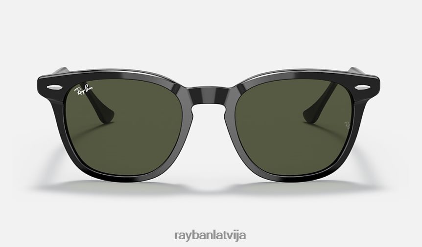 vanags pulēta melna/zaļa F0L86X176 vīriešiem Ray-Ban saulesbrilles