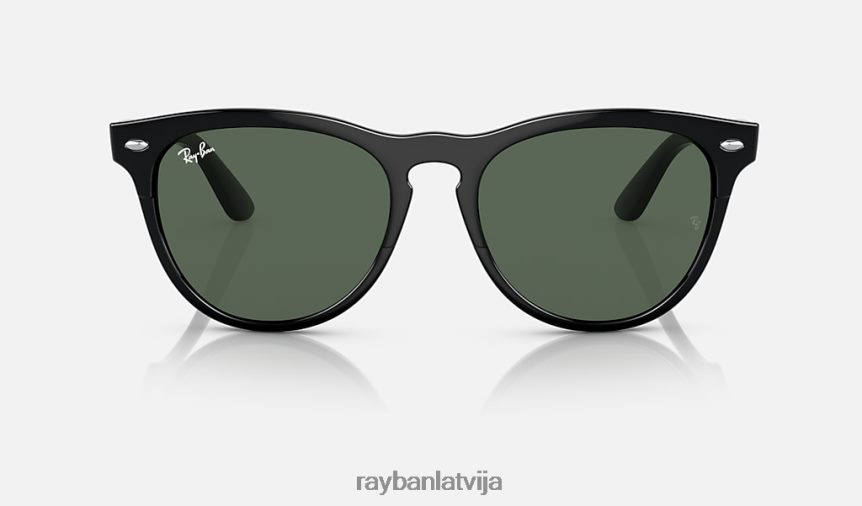 varavīksnene pulēta melna/tumši zaļa F0L86X1089 vīriešiem Ray-Ban saulesbrilles