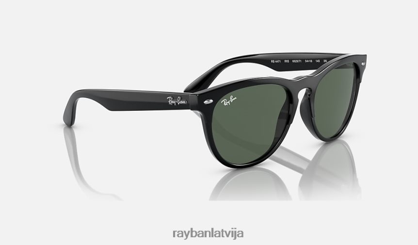 varavīksnene pulēta melna/tumši zaļa F0L86X1089 vīriešiem Ray-Ban saulesbrilles
